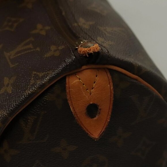 LOUIS VUITTON Monogram Speedy 40 Hand Bag LV Auth - Picture 12 of 16